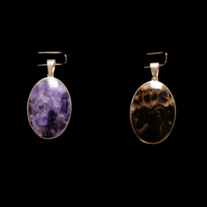 Medium Double Sided Blue John Pendant