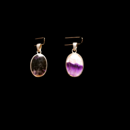 Small Oval Double sided Pendant