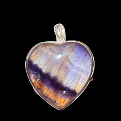 Large Heart Shaped Locket Pendant