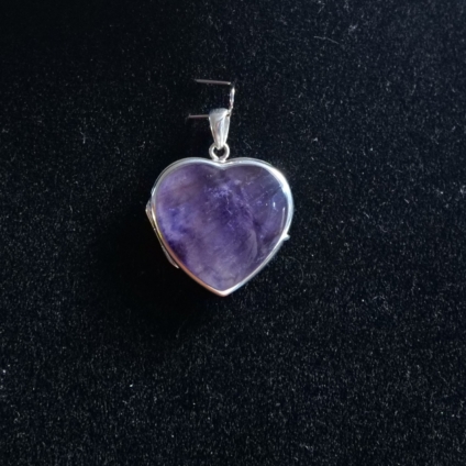 Large Heart Shaped Locket Pendant