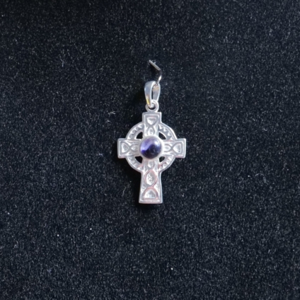 Small Blue John Celtic Cross pendant