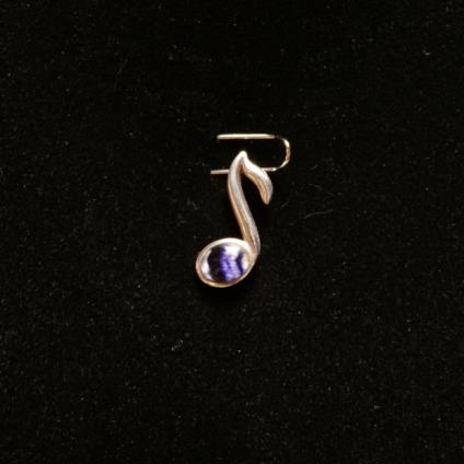 Musical Note Blue John Pendant