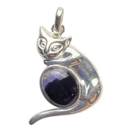 Cat Blue John Pendant