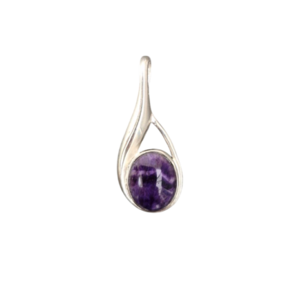 Medium Organic Twist Blue John Pendant
