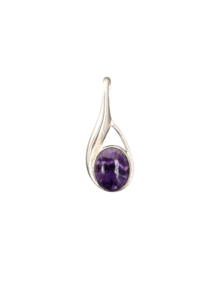 Medium Organic Twist Blue John Pendant