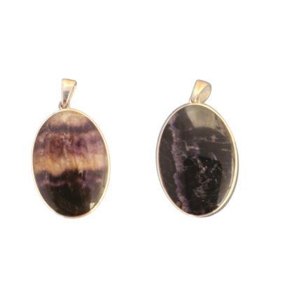 Medium Double Sided Blue John Pendant