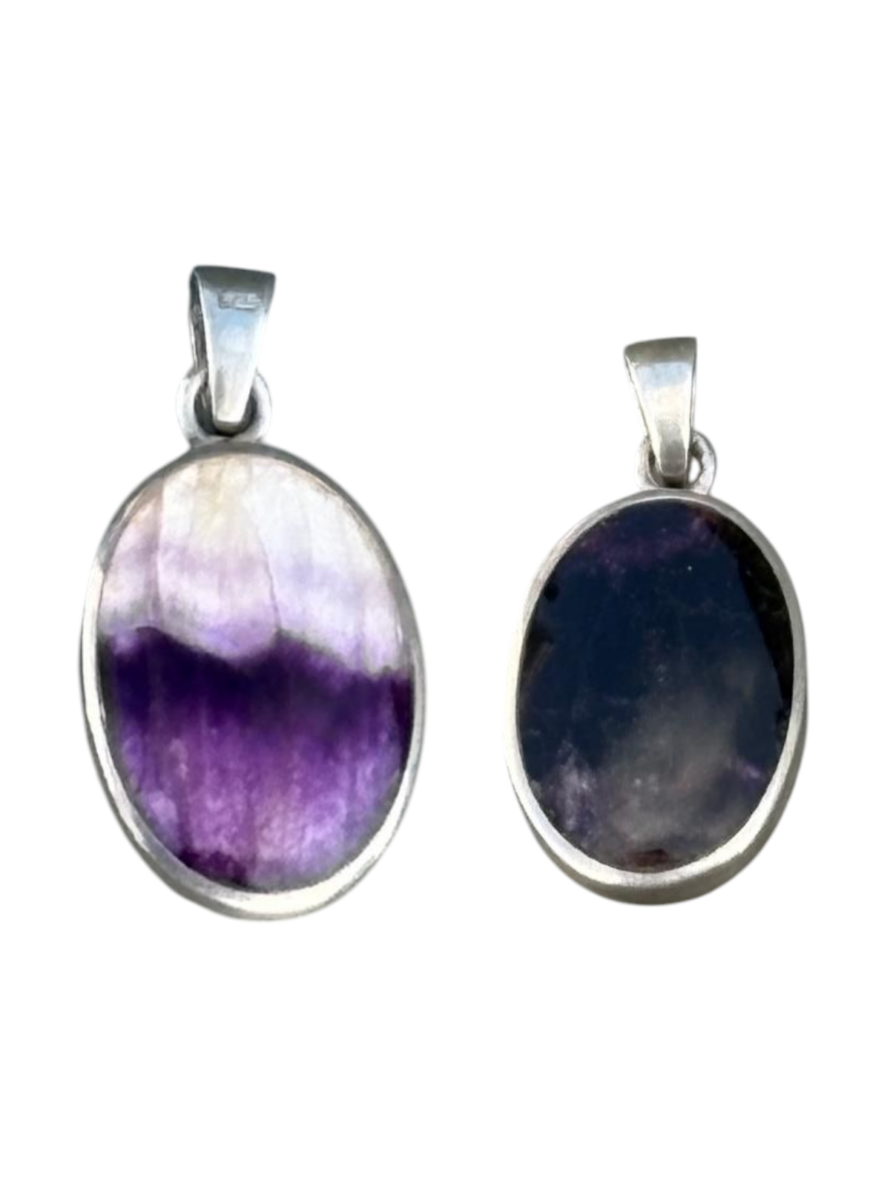 Small Oval Double sided Pendant