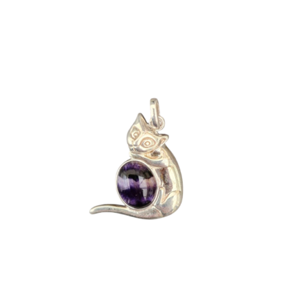 Cat Blue John Pendant