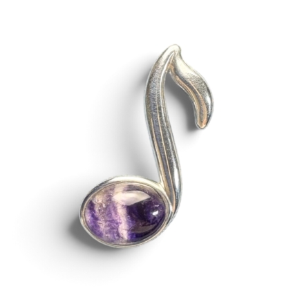 Musical Note Blue John Pendant