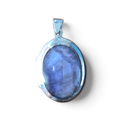 Medium Blue John and Sterling Silver Locket