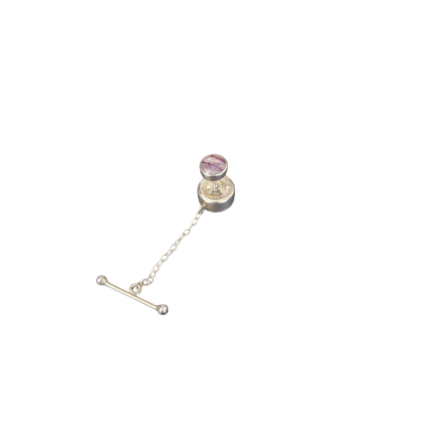 Handmade Plain Sterling Silver Tie Tack