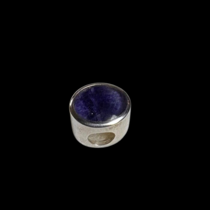 Blue John and Sterling Silver Bracelet Charm