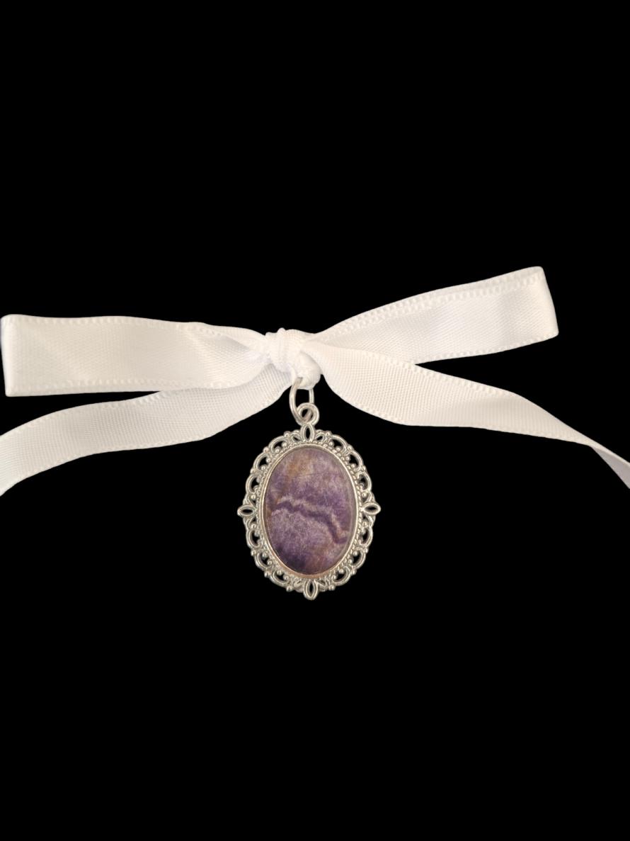 Blue John Wedding Bouquet Charm