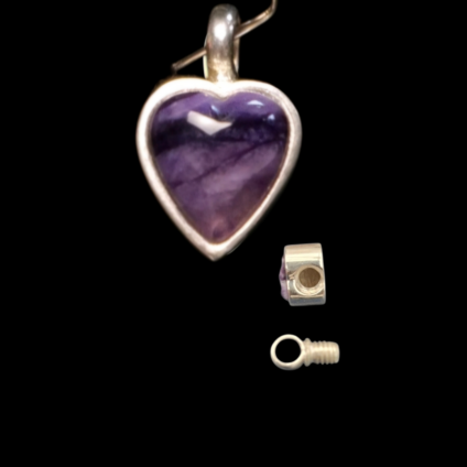 Ashes Self Fill Heart Shaped Pendant