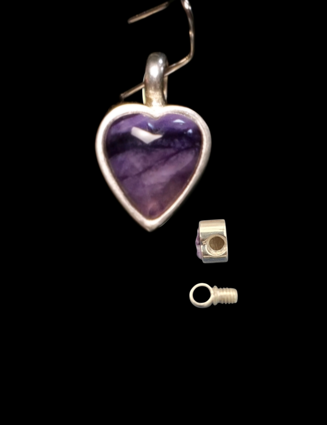 Ashes Self Fill Heart Shaped Pendant