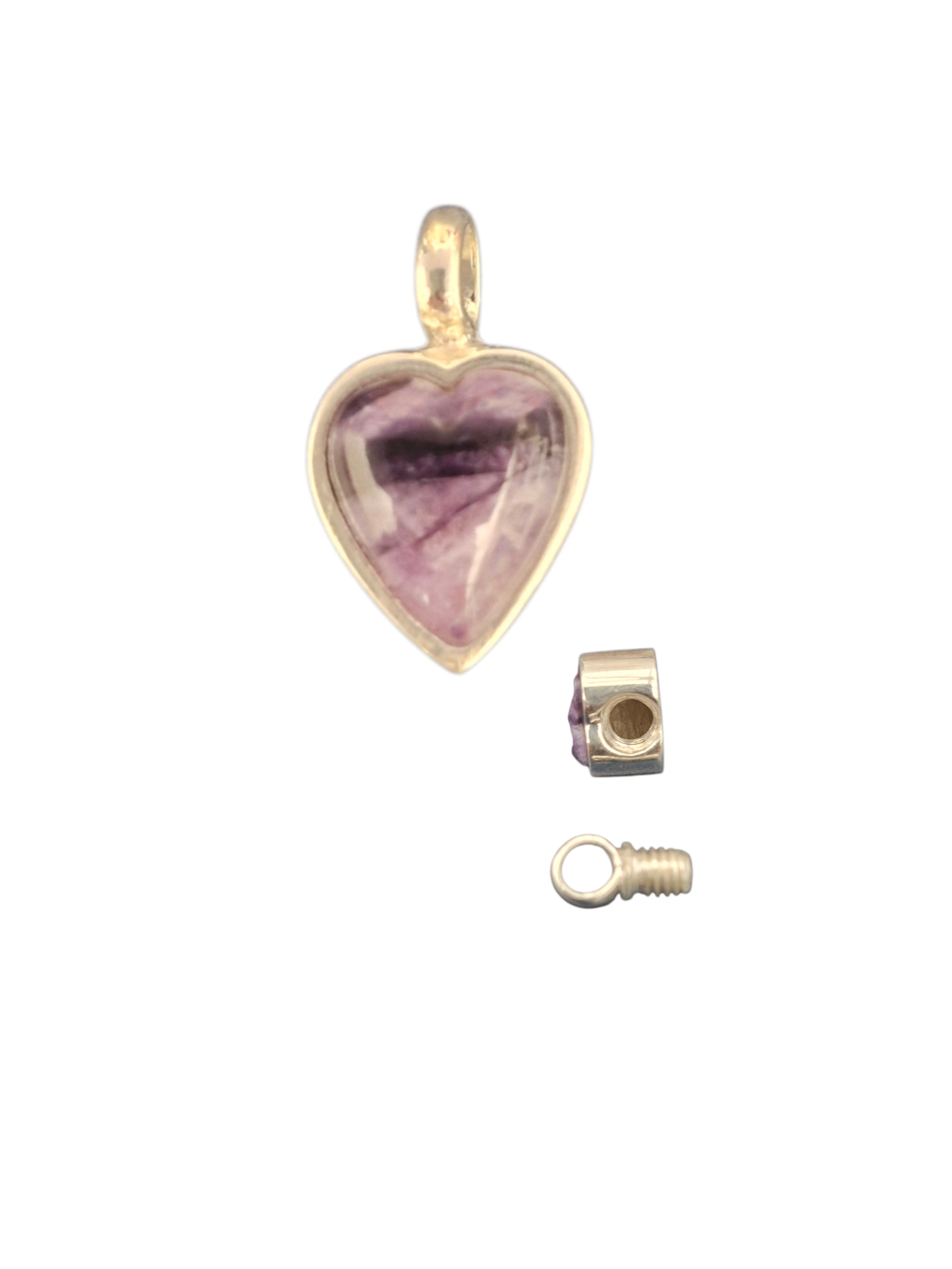 Ashes Self Fill Heart Shaped Pendant