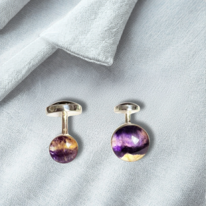 Double Sided Sterling Silver Cufflinks