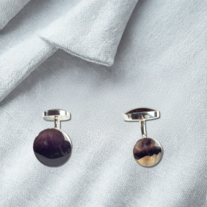 Double Sided Sterling Silver Cufflinks