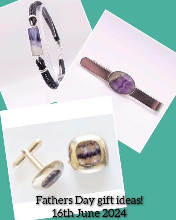 With Fathers Day just around the corner, why not find that special gift with unique design and the UK's rarest mineral! Only found in Castleton, Derbyshire. Order now for guaranteed delivery!www.bluejohn-cavern.co.uk